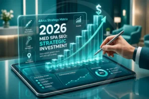 A 4Arcs Consulting strategic investment matrix for 2026 med spa SEO.